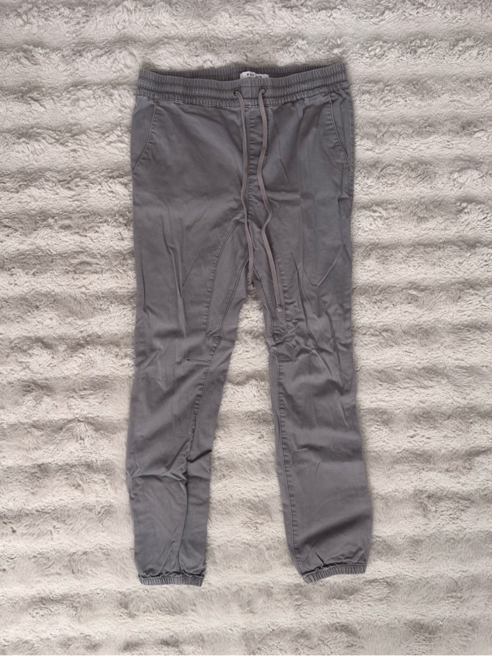 PacSun Men's Gray Drawstring Jogger Sweatpants